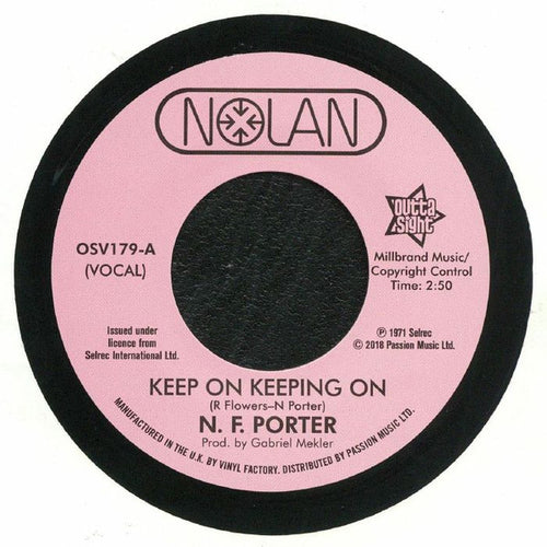 NOLAN PORTER - KEEP ON KEEPING ON / IF I COULD BE SURE [7" Vinyl]