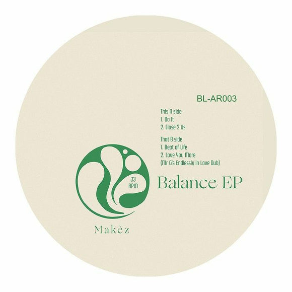 Chez DAMIER presents MAKEZ - Balance EP (feat Mr G Dub)