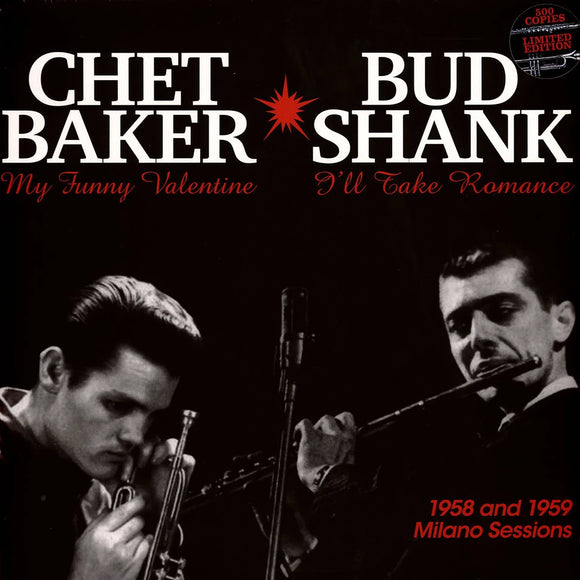 Chet Baker / Bud Shank - 1958 and 1969 Milano sessions (1LP)