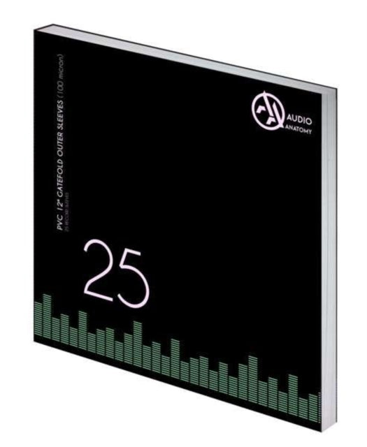25 X 12Inch PVC Gatefold Outer Sleeves (100 Micron)