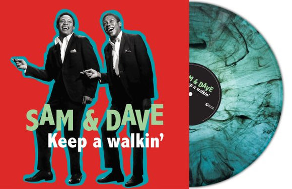 SAM AND DAVE - Keep A Walkin' (Turquoise Marble Vinyl)