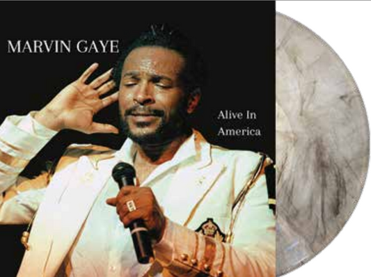 MARVIN GAYE - Alive In America (Natural Clear Marble Vinyl)