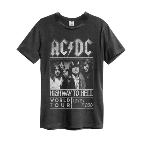 AC/DC - Highway To Hell Poster T-Shirt (Charcoal)