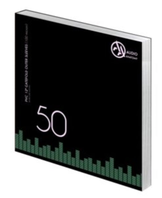 50 X 12Inch PVC Gatefold Outer Sleeves (100 Micron)