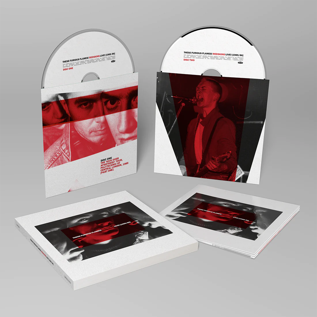 REDSKINS - THESE FURIOUS FLAMES ! REDSKINS LIVE ! (1985/86) [2CD]