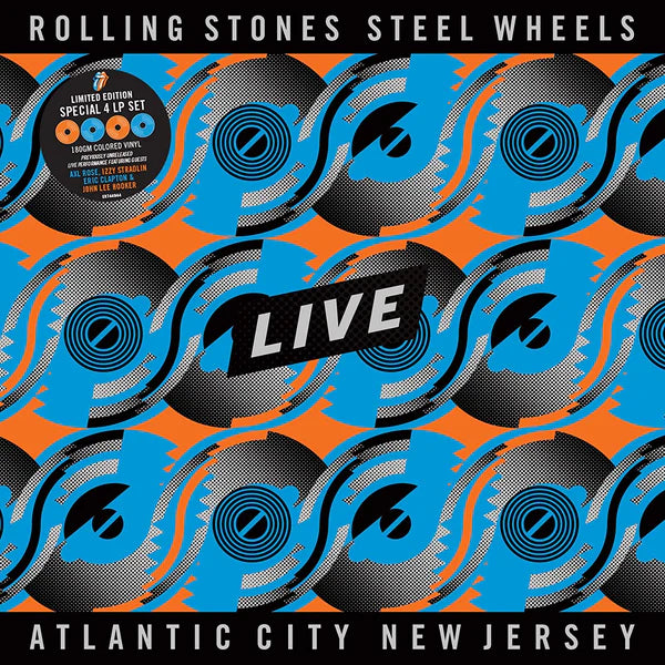 ROLLING STONES - STEEL WHEELS: Live Atlantic City New Jersey (4LP Colour Vinyl)