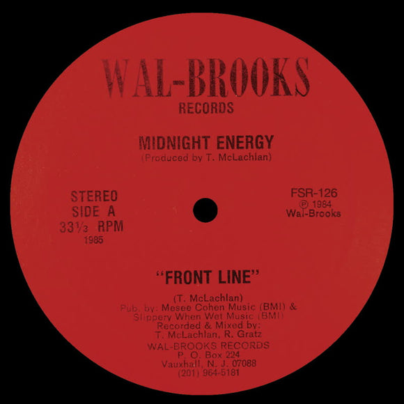 Midnight Energy - Front Line / Saving All My Love