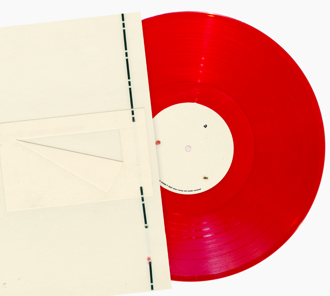 claire rousay and zander raymond - something good (INDIE EXCLUSIVE, TRANSLUCENT RED VINYL)