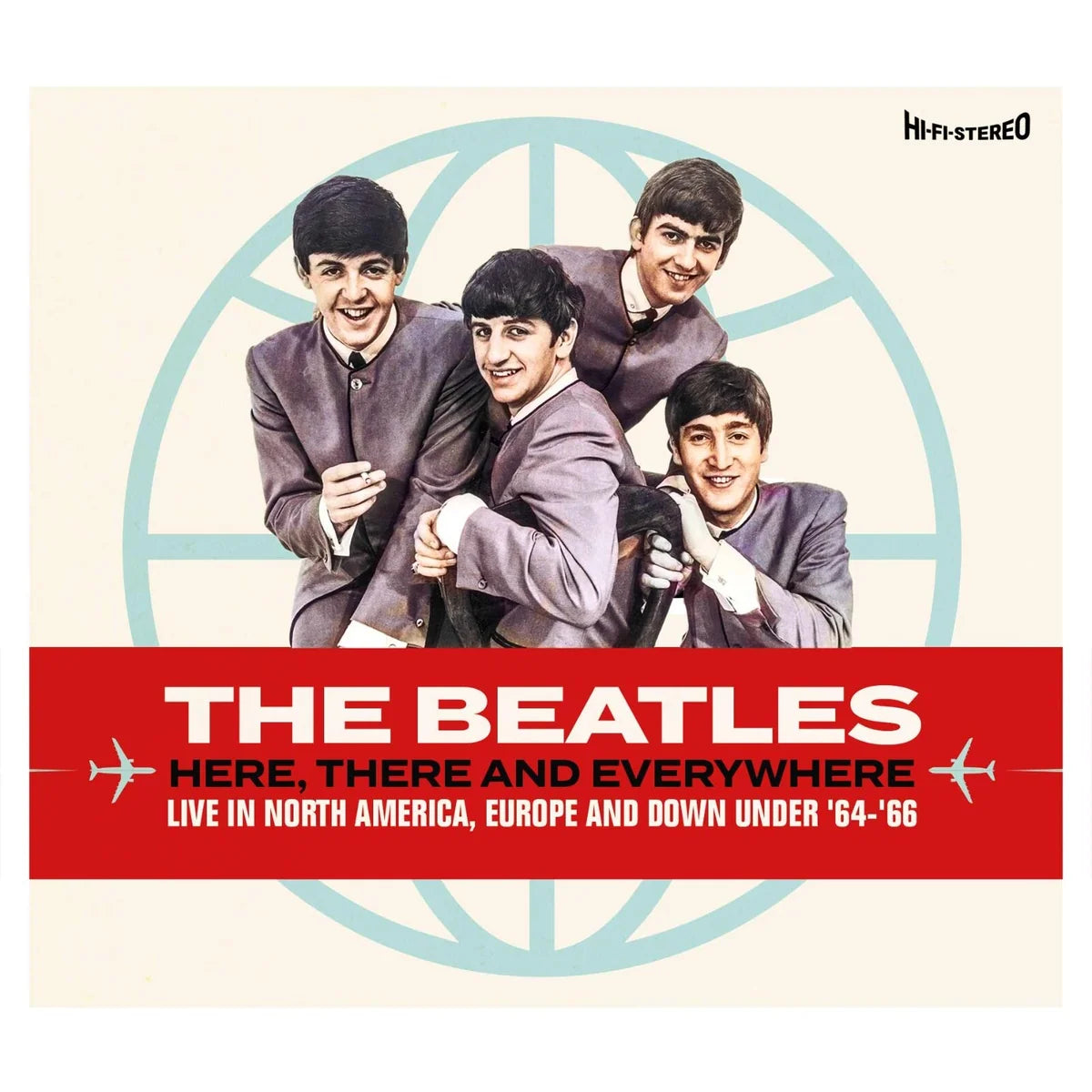 The Beatles - Here, There and Everywhere /  Live In North America, Europe and Down Under '64-'66 [3CD set]