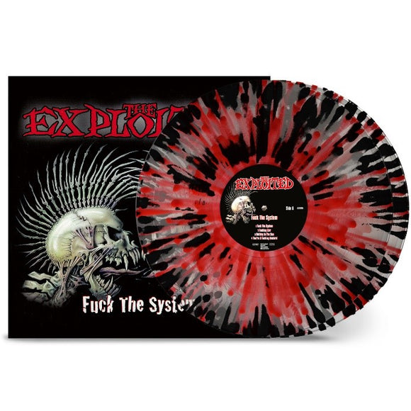 The Exploited - Fuck The System [2LP Clear Red Black Splatter]