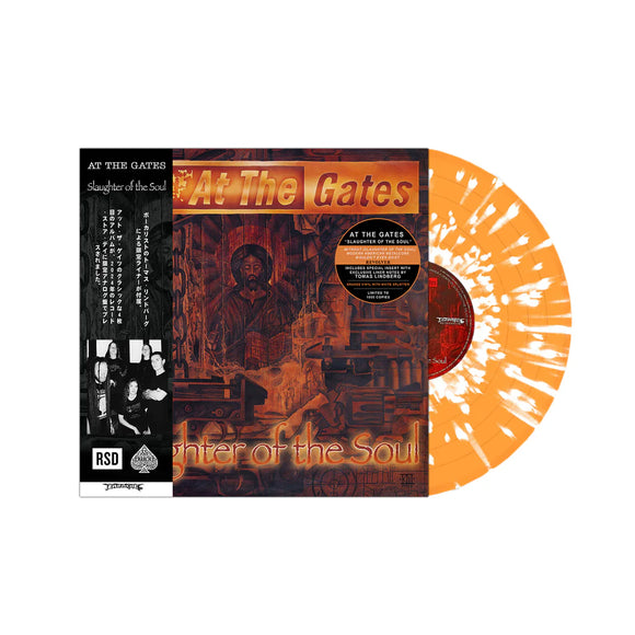 At The Gates - Slaughter Of The Soul [Orange and white splatter vinyl] (RSD 2024) (ONE PER PERSON)