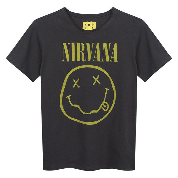 Nirvana - Smiley Face Kids Tee (Charcoal)