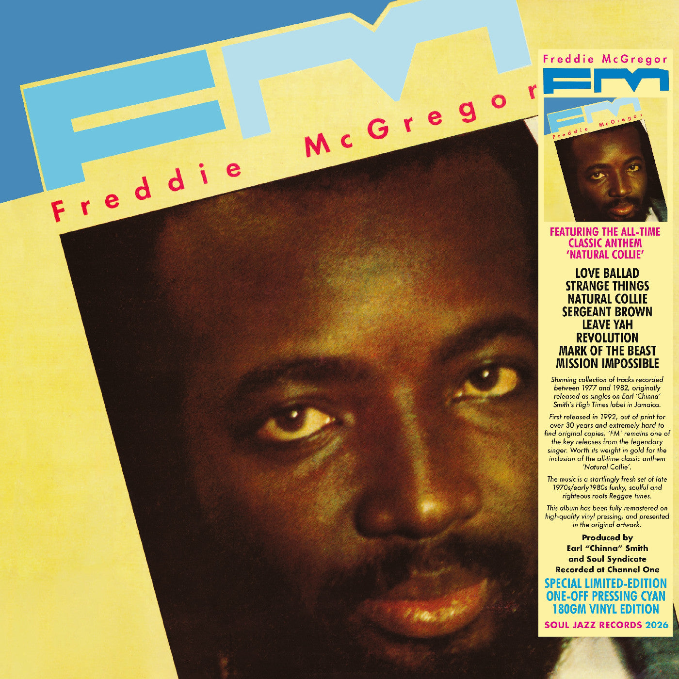 Freddie McGregor - FM [Cyan coloured vinyl edition]