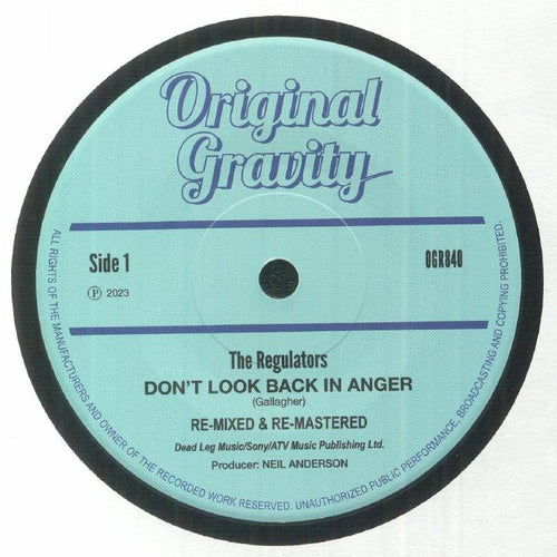 The Regulators - Don’t Look Back In Anger (re-mastered) [7" Vinyl]
