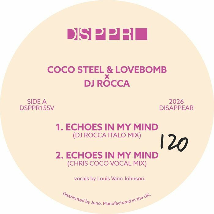 COCO STEEL & LOVEBOMB / DJ ROCCA - Echoes In My Mind / Mama Sol Mama Africa