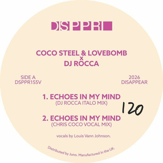 COCO STEEL & LOVEBOMB / DJ ROCCA - Echoes In My Mind / Mama Sol Mama Africa