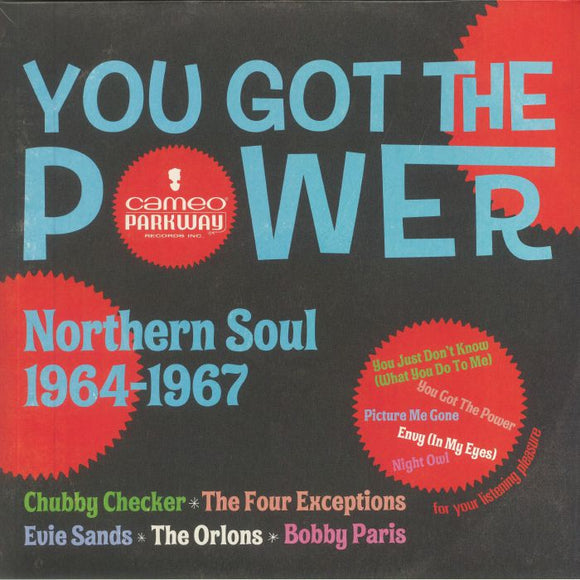 VARIOUS ARTISTS - You Got The Power: Cameo Parkway Northern Soul 1964-1967 (Record Store Day RSD 2021) [2LP Light Blue Vinyl]