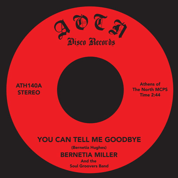 Bernetia Miller and the Soul Groovers - You Can Tell Me Goodbye