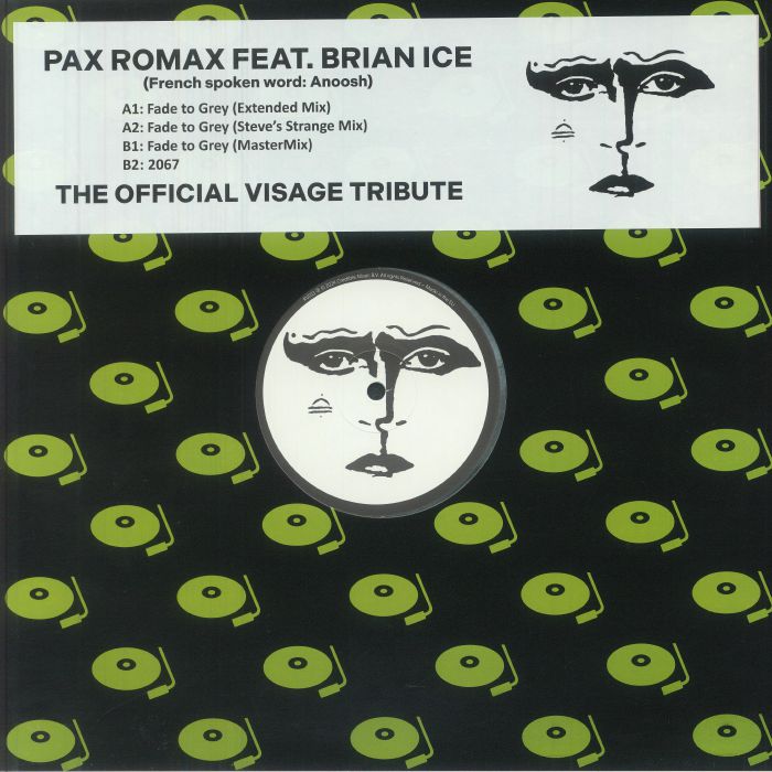 Pax ROMAX feat BRIAN ICE - Fade To Grey (reissue) [Coloured Vinyl]