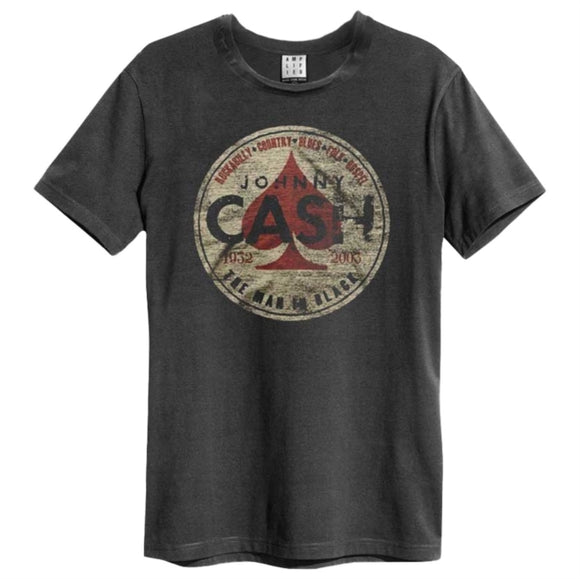 JOHNNY CASH - The Man In Black T-Shirt (Charcoal)
