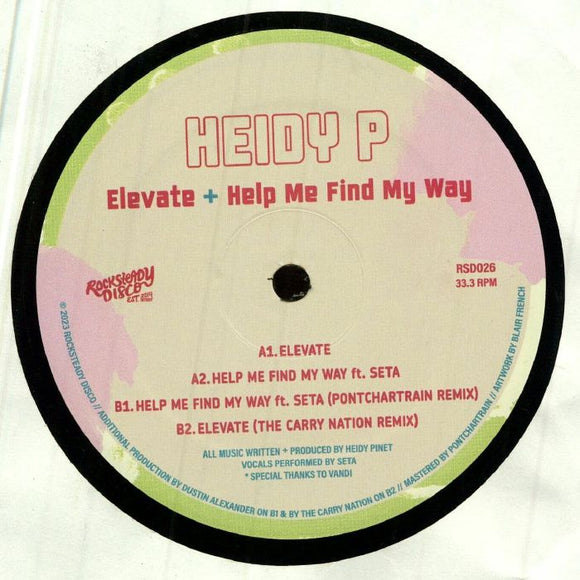 HEIDY P - Elevate (feat Pontchartrain mix)