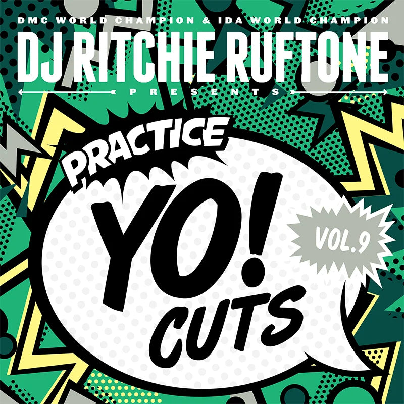 DJ RICHIE RUFFTONE - Practice Yo! Cuts V9 [Green Vinyl]