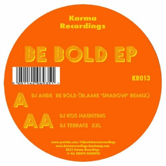 Various Artists - Be Bold EP [12" Orange and Yellow Marbled Vinyl]