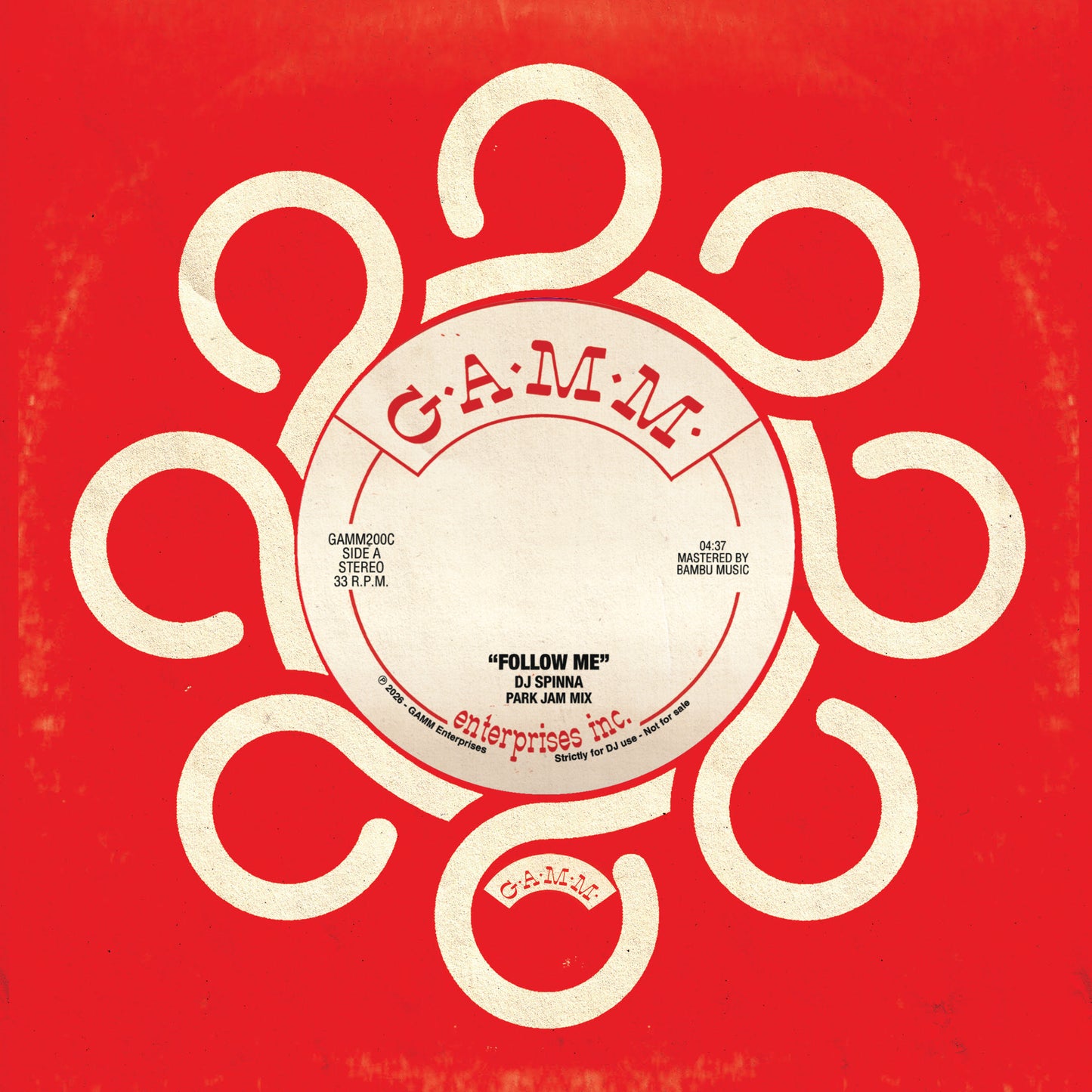 DJ SPINNA - FOLLOW ME [7" Vinyl]