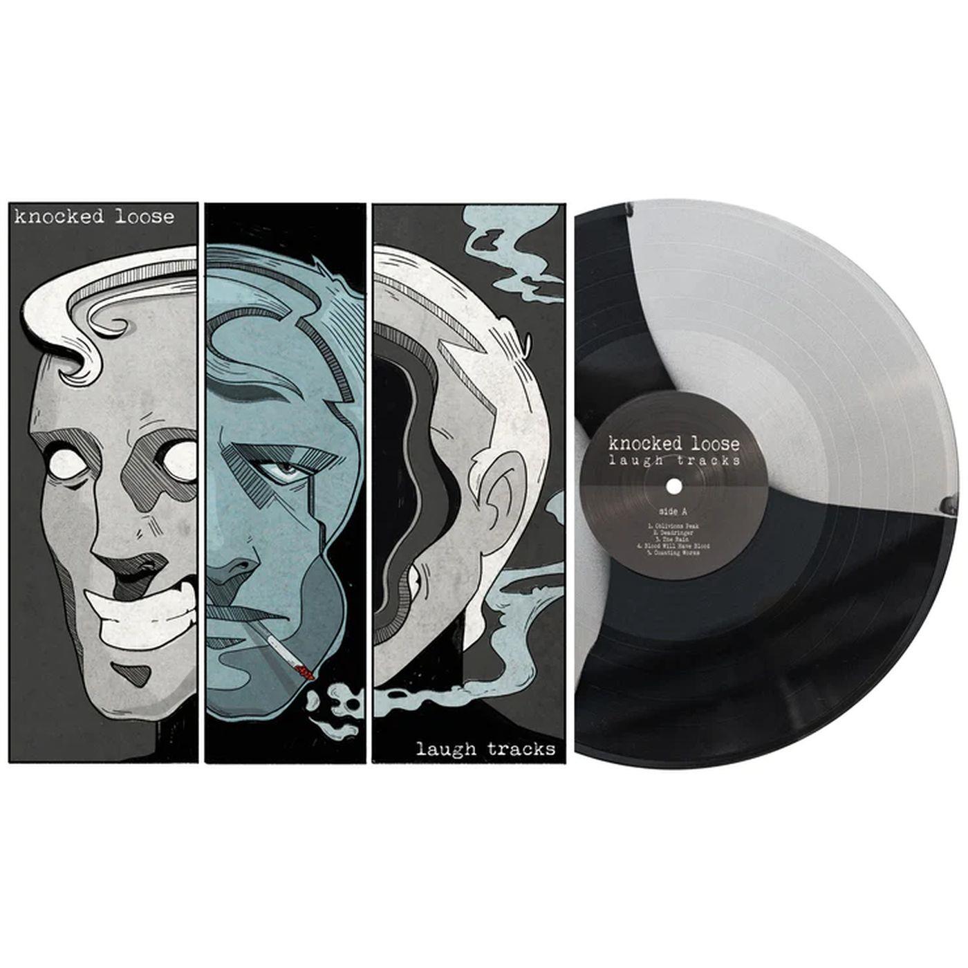 Knocked Loose - Laugh Tracks [Silver/Black Tri-Stripe Vinyl]