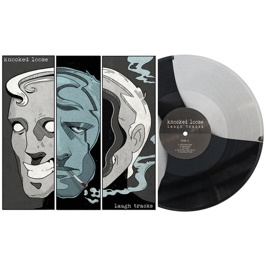 Knocked Loose - Laugh Tracks [Silver/Black Tri-Stripe Vinyl]