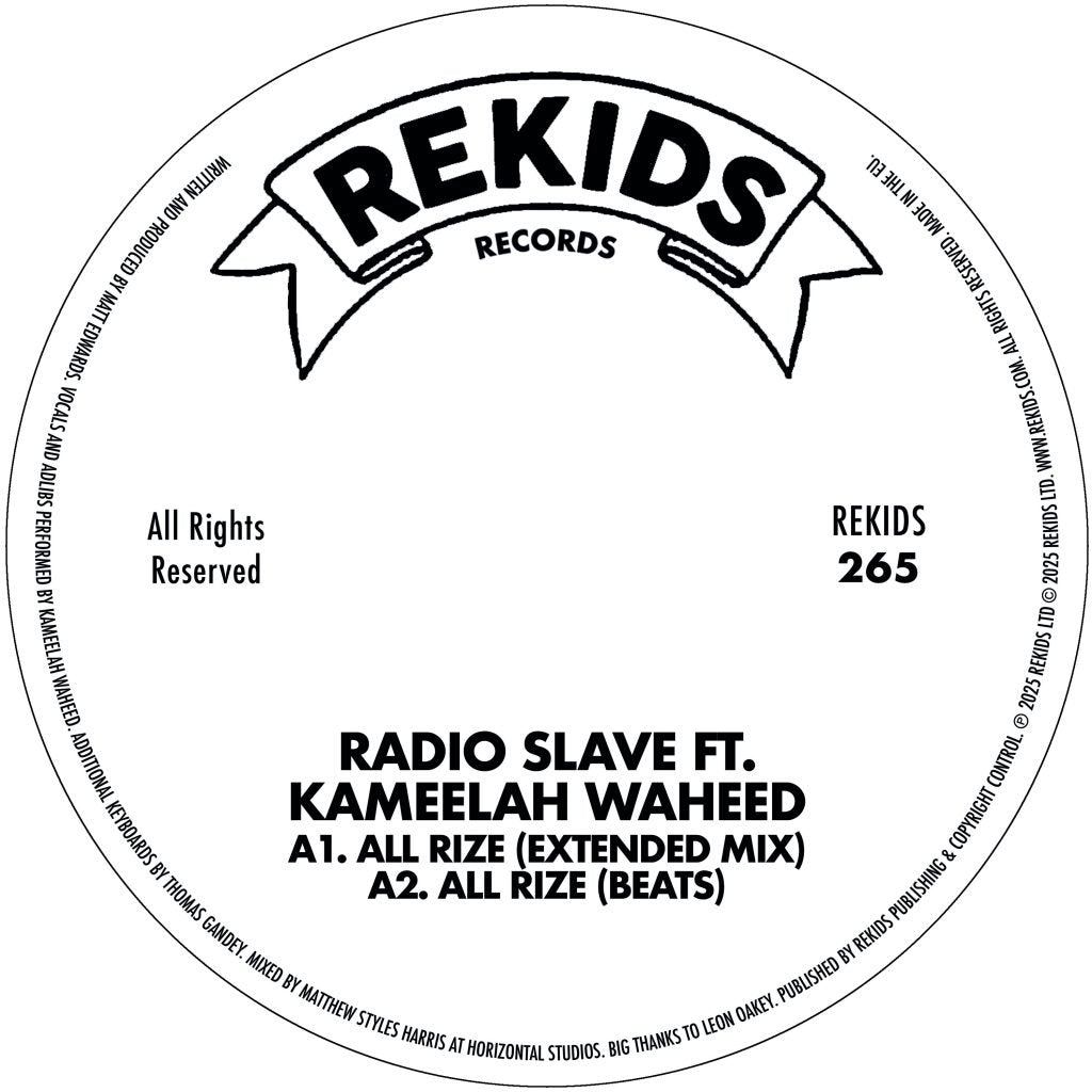 Radio Slave ft. Kameelah Waheed - All Rize
