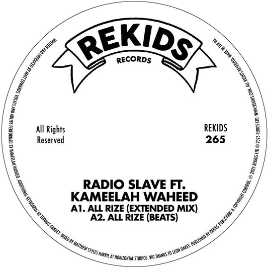 Radio Slave ft. Kameelah Waheed - All Rize