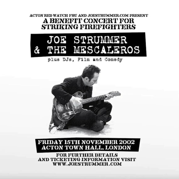 Joe Strummer & The Mescaleros - Live at Acton Town Hall [Clear Vinyl 2LP]