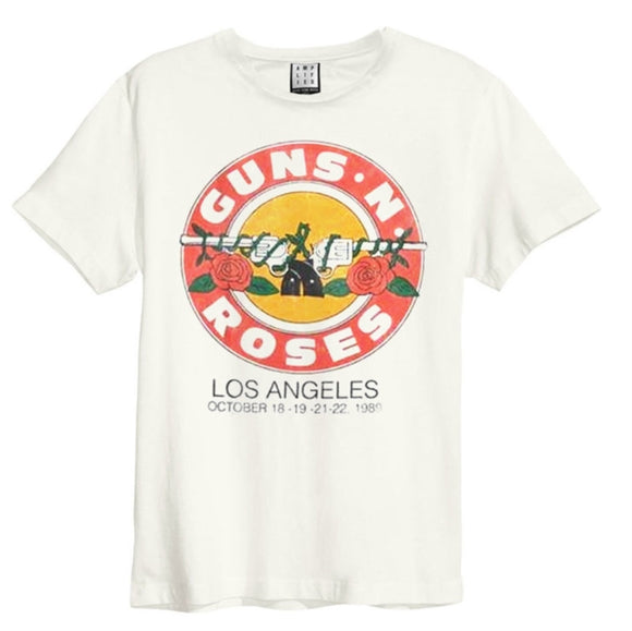GUNS N' ROSES - Vintage Bullet T-Shirt (White)