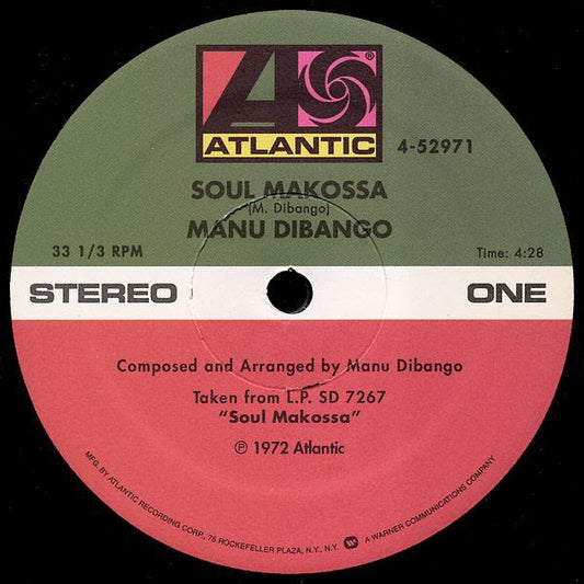 Manu Dibango - Soul Makossa / New Bell