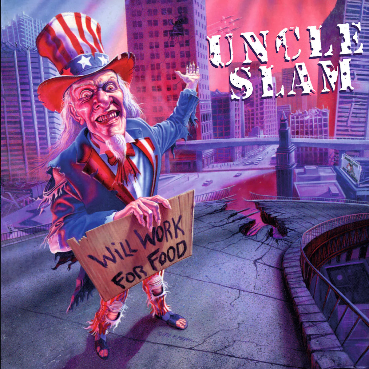 Uncle Slam - Will Work For Food [LP Translucent Purple]