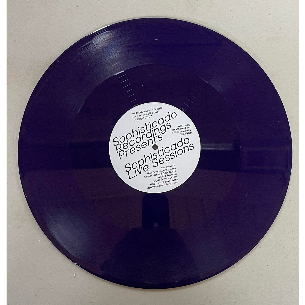 Vick Lavender - FRAGILE (LIVE) (1-SIDED) 12"