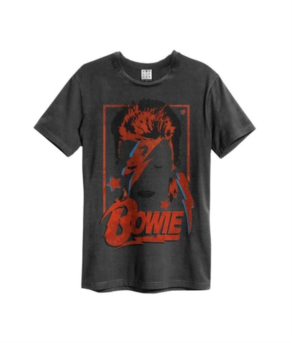 DAVID BOWIE - Aladdin Sane T-Shirt (Charcoal)