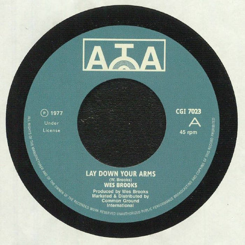 Wes Brooks - Lay Down Your Arms 7"