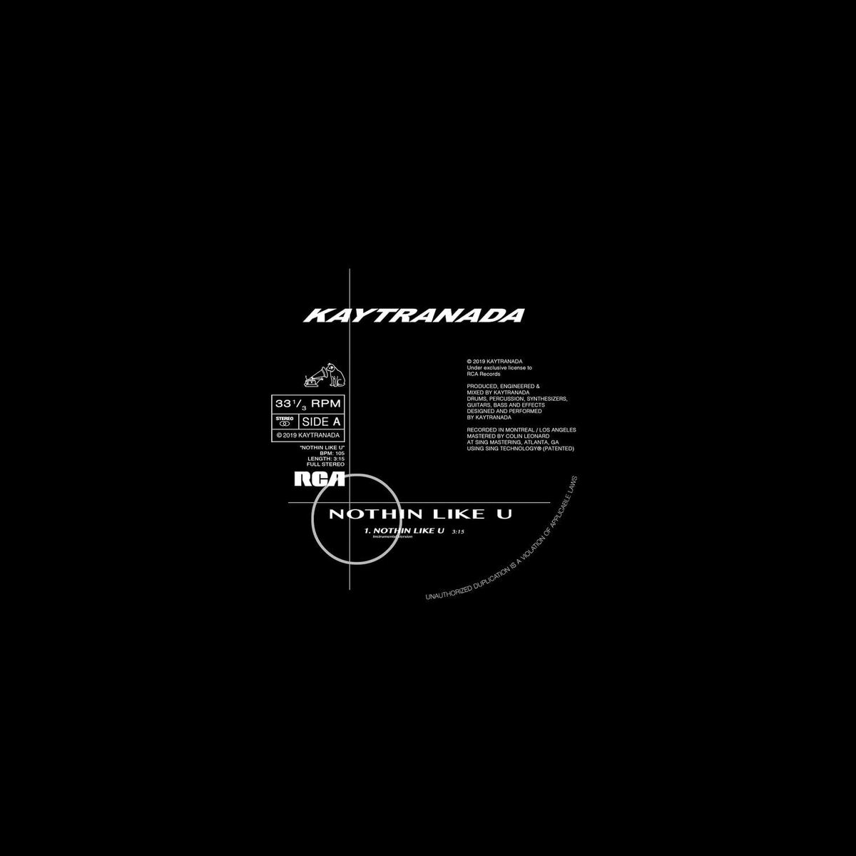 KAYTRANADA - NOTHIN LIKE U / CHANCES (INSTRUMENTAL)