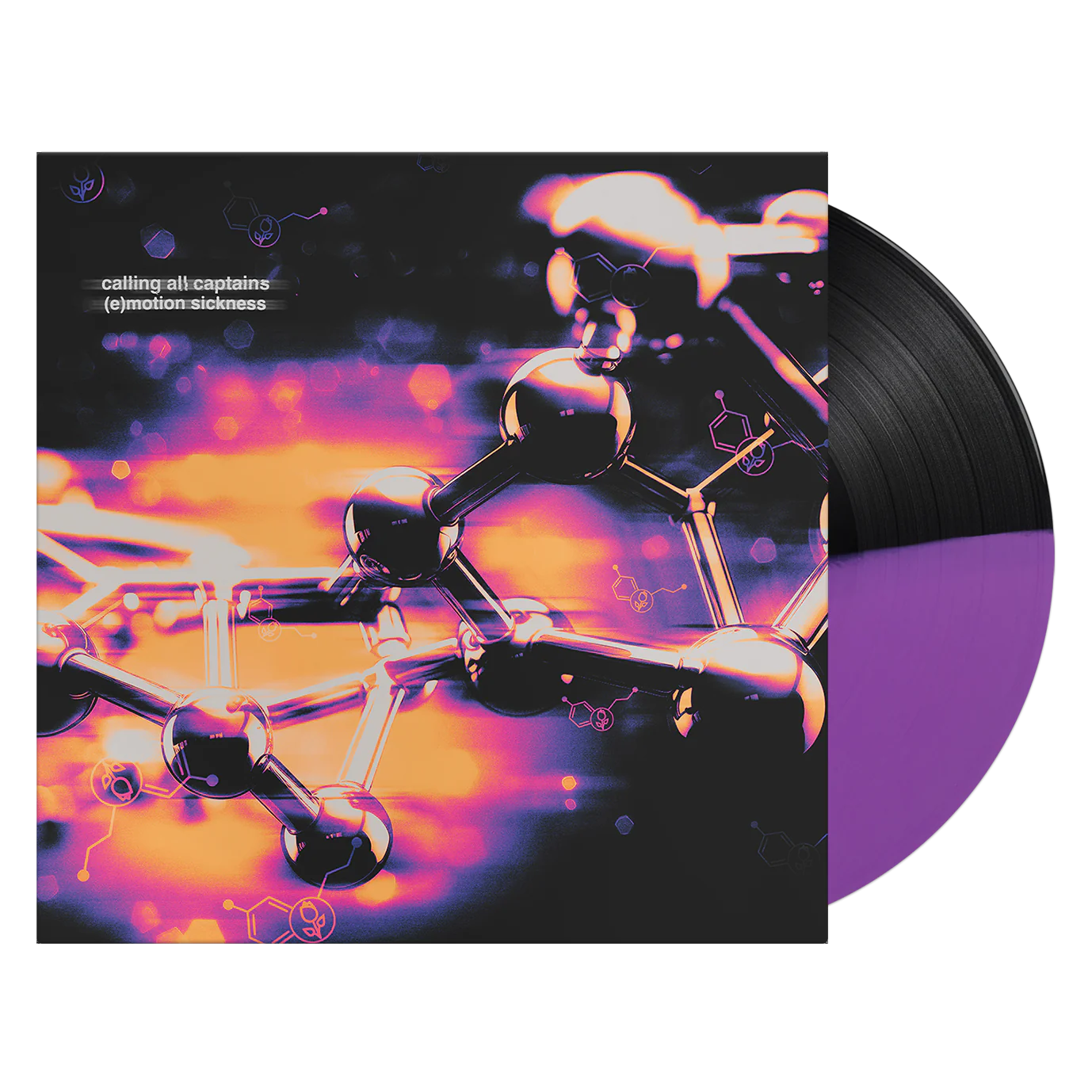 Calling All Captains - (e)motion sickness [Half Black / Half Purple Vinyl]
