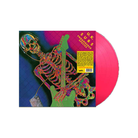 UK SUBS - ENDANGERED SPECIES [Pink LP Vinyl]