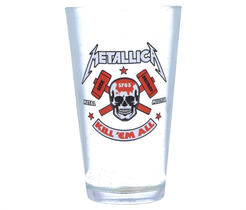 METALLICA - Metallica Glassware - Kill Em All