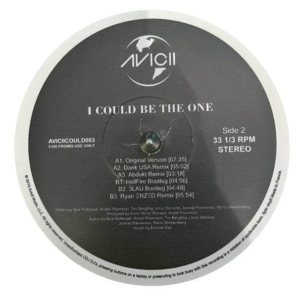 AVICII, NICKY ROMERO, NOONIE BAO - I COULD BE THE ONE [FLUORESCENT YELLOW]