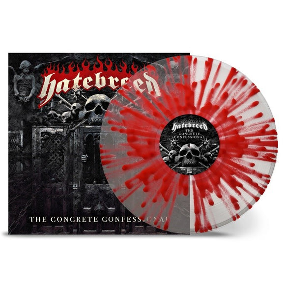 Hatebreed - The Concrete Confessional [LP Clear Red Splatter Vinyl]