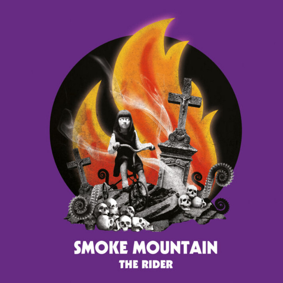 Smoke Mountain - The Rider [Orange with yellow swirl]