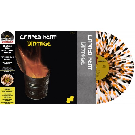 CANNED HEAT - Vintage (Splatter Orange/Noir Vinyl) (Rsd 2023)