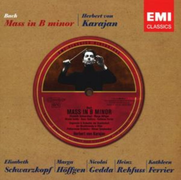 SCHWARZKOPF / KARAJAN / VIENNA PHILARMONIC - Karajan Conducts J.S. Bach: Mass In B Minor [2CD BOXSET]