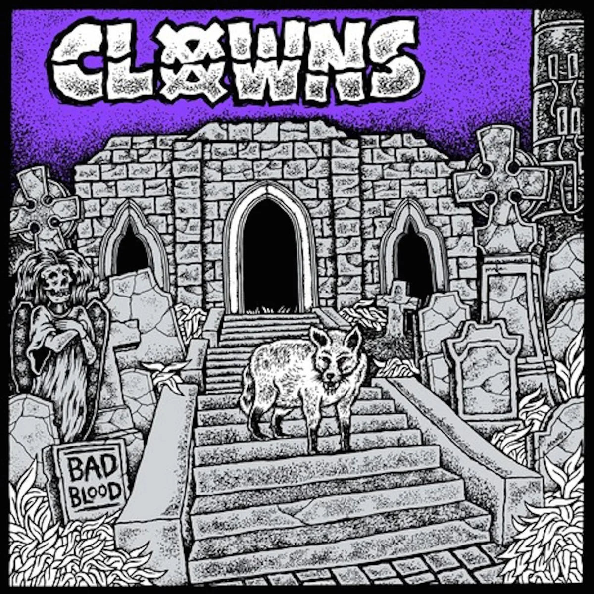 Clowns - Bad Blood [Clear and purple splatter vinyl]