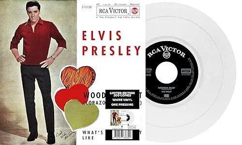 ELVIS PRESLEY - EP ETRANGER NO. 10 - WOODEN HEART (SPAIN) (WHITE VINYL)